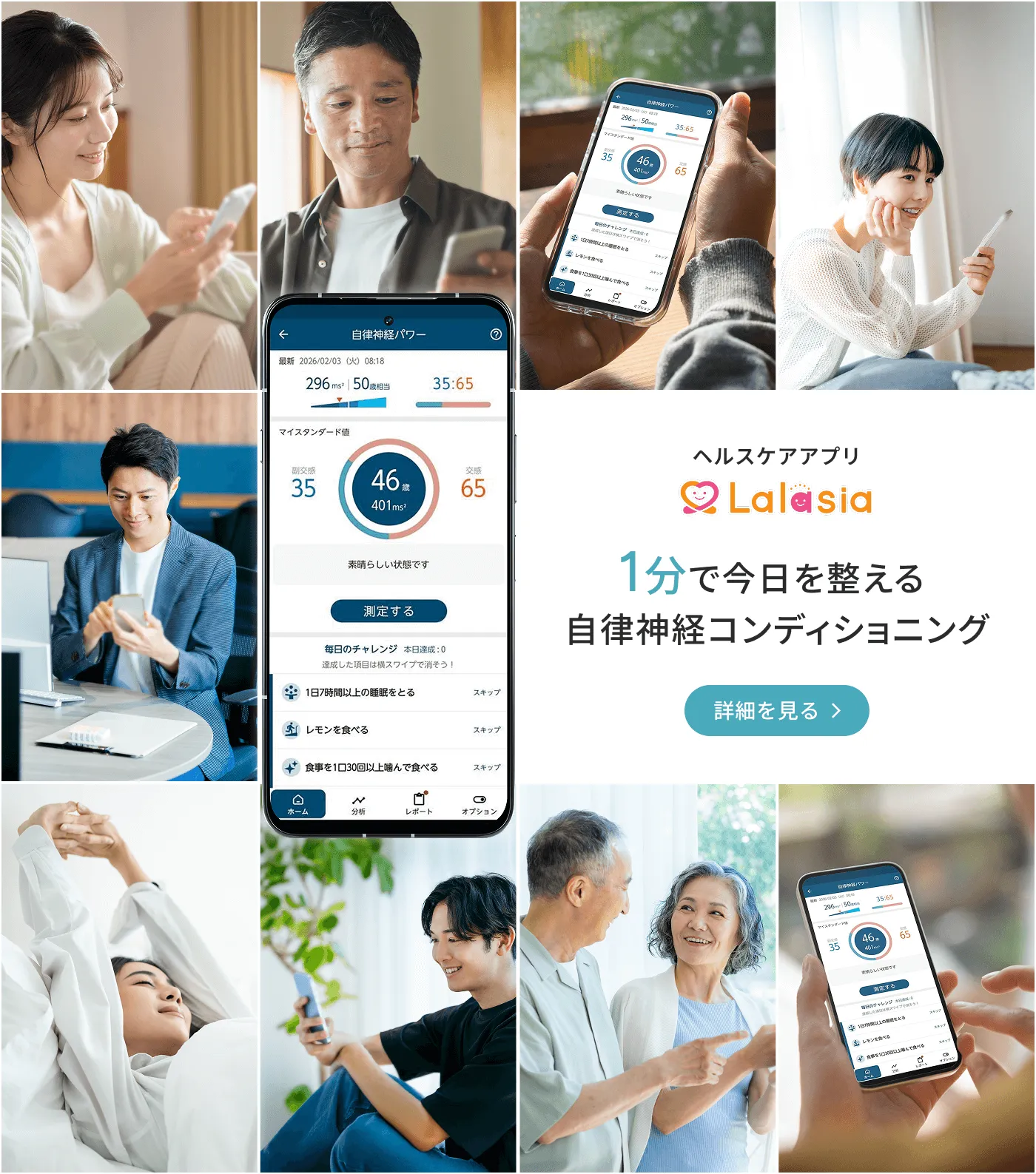 スマホで1分測定・FCNTヘルスケア
